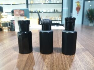 Oil Perfume Bottles with Different Metal Cap