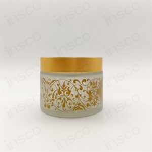 Acrylic Cosmetic Jar 200ml Brown
