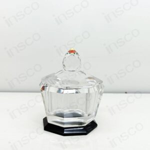 Black Crystal Incense Burner