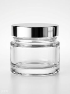Glass Cosmetic Jars with Lids