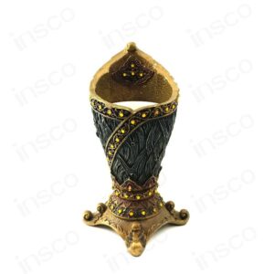 Metal Incense Burner with Diamond