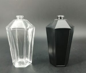 Glass Perfume Bottles with Matt Coating